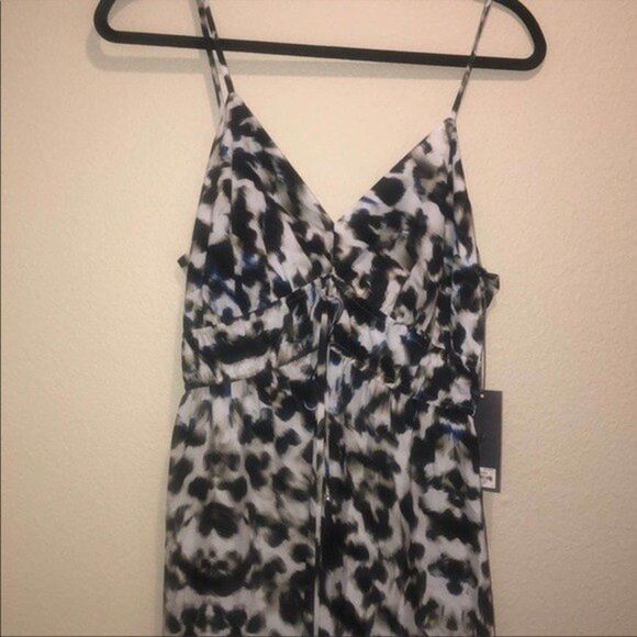 Jennifer Lopez Cami Maxi Dress Tonal Animal Sz M - Picture 6 of 8